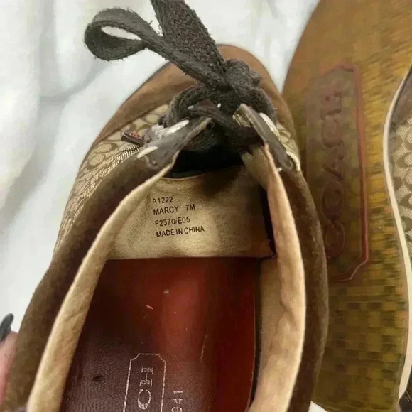 Signature C Coach 1941 Marcy Sneakers Size 7 - Picture 7 of 15